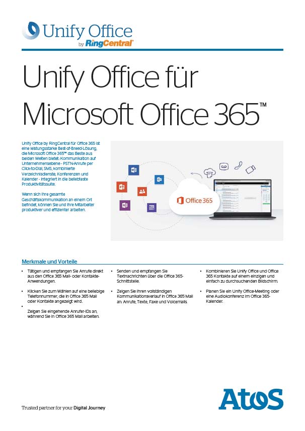 Unify Office - App für Microsoft Office 365